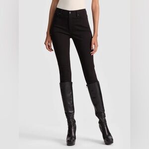 Alice+Olivia Black Skinny Jeans, Size 25